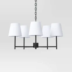 5 Arm Shaded Chandelier - Threshold™ 13 5 Arm Shaded Chandelier - Threshold™ -Furniture Shop GUEST 7acf848b 4c0f 48ef 9863 fc259012496e