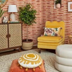 Bencia Slipper Chair Mustard - Opalhouse™ Designed With Jungalow™ -Furniture Shop GUEST 83ff8f64 8468 4fcf a26a d3ef3492ee59