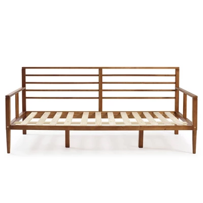 Mid Century Modern Solid Wood Spindle Daybed - Saracina Home 12 Mid Century Modern Solid Wood Spindle Daybed - Saracina Home - Image 10