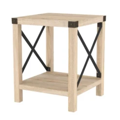Sophie Rustic Industrial X Frame Side Table - Saracina Home -Furniture Shop GUEST 8864b623 3221 4951 acf2 ce4156cbacd2