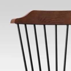 Delway Curved Back Mixed Material Counter Height Barstool Walnut - Threshold™ -Furniture Shop GUEST 8c09173e d099 4df1 a94e ab93418d7e97