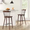 Delway Curved Back Mixed Material Counter Height Barstool Walnut - Threshold™ 2 Delway Curved Back Mixed Material Counter Height Barstool Walnut - Threshold™ -Furniture Shop GUEST 8d5acda5 0082 43c7 bb92 8cea3fd0ee25