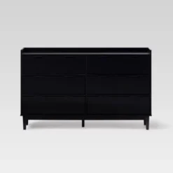 Mid-Century Modern Solid Wood 6 Drawer Double Dresser - Saracina Home -Furniture Shop GUEST 90151679 33ac 41ca 9018 ea6b115ba554