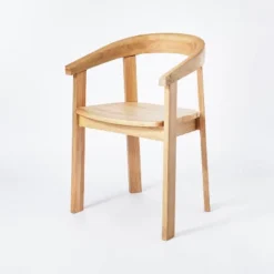 Terra Solid Wood Curved Back Dining Chair - Threshold™ Designed With Studio McGee -Furniture Shop GUEST 9247e68d 2d42 4de0 acf8 805ddf967c24