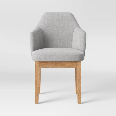 Kinston Curved Back Upholstered Dining Chair - Threshold™ 4 Kinston Curved Back Upholstered Dining Chair - Threshold™ - Image 2