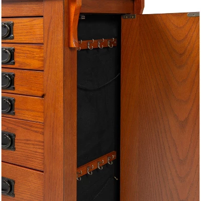 Delia Jewelry Armoire Brown - Powell Company 12 Delia Jewelry Armoire Brown - Powell Company - Image 10