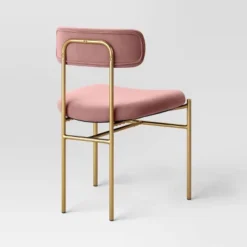 Orion Luxe Dining Chair With Brass Legs Blush Velvet - Threshold™ 8 Orion Luxe Dining Chair With Brass Legs Blush Velvet - Threshold™ -Furniture Shop GUEST 95e896b0 31de 452f 9f0c 7e8bf7ba7238