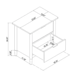 2-Drawer Wood Nightstand - Hearth & Hand™ With Magnolia 16 2-Drawer Wood Nightstand - Hearth & Hand™ With Magnolia -Furniture Shop GUEST 971ccb20 a9d4 45f7 ad1f 49bb4a97cfa2