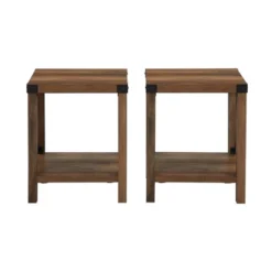 Set Of 2 Sophie Rustic Farmhouse X Frame Side Tables - Saracina Home -Furniture Shop GUEST 97d1aae4 b5cf 4310 ae80 df5ce5fb7d85