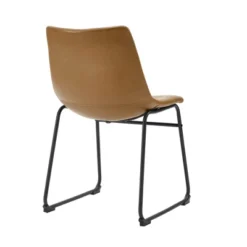 Set Of 2 Laslo Modern Upholstered Faux Leather Dining Chairs - Saracina Home 18 Set Of 2 Laslo Modern Upholstered Faux Leather Dining Chairs - Saracina Home -Furniture Shop GUEST 9c08c6e5 09f4 403a 844a a5fe7811db86