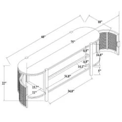 Portola Hills Caned Door TV Stand For TVs Up To 60" - Threshold™ Designed With Studio McGee -Furniture Shop GUEST a0956830 d71f 43eb 95fa 09eff023a340