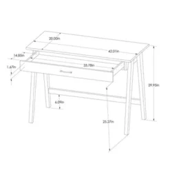 Paulo Wood Writing Desk With Drawer - Threshold™ -Furniture Shop GUEST a3818299 8a65 473a bf93 e5c5d6e1b99b