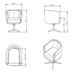 Morpho Swivel Armchair - Threshold™ -Furniture Shop GUEST a3b3d07e 0d72 4668 abc8 9eef5cda41b8