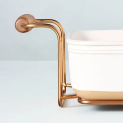 4.25qt Oven-to-Table Stoneware Baking Dish With Cradle Carrier Cream/Clay - Hearth & Hand™ With Magnolia 7 4.25qt Oven-to-Table Stoneware Baking Dish With Cradle Carrier Cream/Clay - Hearth & Hand™ With Magnolia -Furniture Shop GUEST a6a6fc4c f8f3 4913 a404 ef592b5d98a2