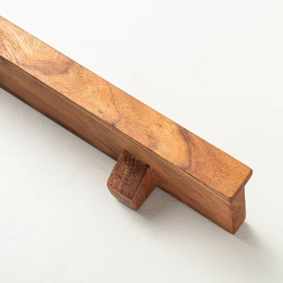 Wood Mantel Shelf Brown - Hearth & Hand™ With Magnolia 4 Wood Mantel Shelf Brown - Hearth & Hand™ With Magnolia - Image 2