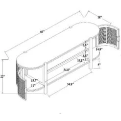 Portola Hills Caned Door TV Stand For TVs Up To 60" - Threshold™ Designed With Studio McGee -Furniture Shop GUEST aba2ea09 33b5 40d8 8eb5 a81996af25bb
