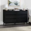 Mid-Century Modern Solid Wood 6 Drawer Double Dresser - Saracina Home 1 Mid-Century Modern Solid Wood 6 Drawer Double Dresser - Saracina Home -Furniture Shop GUEST b011dc46 dec9 4b6d b0d9 f3d33b96dc2a