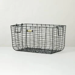 Wire Storage Basket Black - Hearth & Hand With Magnolia 13 Wire Storage Basket Black - Hearth & Hand With Magnolia -Furniture Shop GUEST b22a1734 78e8 485f ac33 f45b9366683c
