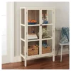 56.2" Hadley Library Cabinet With Glass Shell White - Threshold™ -Furniture Shop GUEST b27660bf b767 4281 b125 b4e4c371f513