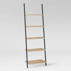 72" Loring 5 Shelf Leaning Bookshelf - Threshold™ -Furniture Shop GUEST b2f506da fcdc 4735 b10b d49aa58dbbd8
