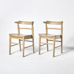 2pk Kaysville Curved Back Wood Dining Chair - Threshold™ Designed With Studio McGee 21 2pk Kaysville Curved Back Wood Dining Chair - Threshold™ Designed With Studio McGee -Furniture Shop GUEST b8859535 25d6 44f9 9ed4 882e7bed9037