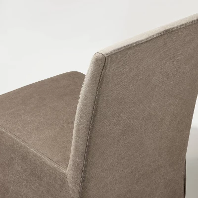 Canvas Slipcover Armless Dining Chair - Hearth & Hand™ With Magnolia 6 Canvas Slipcover Armless Dining Chair - Hearth & Hand™ With Magnolia - Image 4