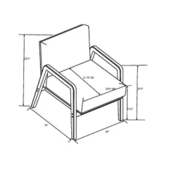 Upholstered Wood Framed Accent Arm Chair - Hearth & Hand™ With Magnolia 19 Upholstered Wood Framed Accent Arm Chair - Hearth & Hand™ With Magnolia -Furniture Shop GUEST c03e3009 dba3 4cc5 b876 4cc51b19cd37