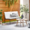 Cushioned Metal Outdoor Loveseat - Cream/Black - Hearth & Hand™ With Magnolia -Furniture Shop GUEST c074e5b3 bc98 4771 9864 5adad9b1fef2