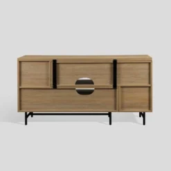 Modern Reeded Door Extendable TV Stand For TVs Up To 50" - Saracina Home -Furniture Shop GUEST c5b6f26d e17f 43c5 b338 9eae1f33e57d