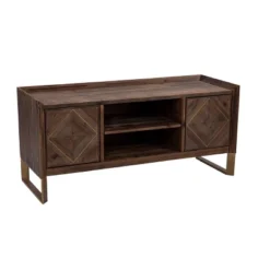 Glacerad Reclaimed Wood Media Console For TVs Upto 50" Brown - Aiden Lane -Furniture Shop GUEST c5ca11b1 d694 4204 b4c7 035d6a35a4c8
