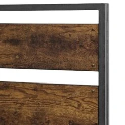 Queen Urban Chic Metal And Wood Plank Bed Brown - Saracina Home 12 Queen Urban Chic Metal And Wood Plank Bed Brown - Saracina Home -Furniture Shop GUEST c5d1297f 85aa 4822 af1e 1303eb054e5b