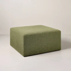 Boucle Upholstered Square Cocktail Ottoman - Hearth & Hand™ With Magnolia -Furniture Shop GUEST c8138be8 ad09 4ec2 9f1f 616946d6507b