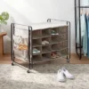 4 Tier Rolling Cubby Shoe Rack Gray - Brightroom™ -Furniture Shop GUEST c84e632b bc1b 4b36 8081 bad0a49f3a0c