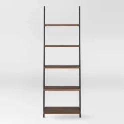 72" Loring 5 Shelf Leaning Bookshelf - Threshold™ -Furniture Shop GUEST ca4a252c 9447 4c0f 8281 32c20ac3b8d2
