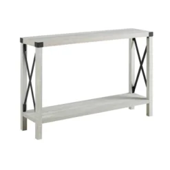 Sophie Rustic Industrial X Frame Entry Table - Saracina Home -Furniture Shop GUEST cf5bf7c8 47e9 4b55 841d 5247188cac9a