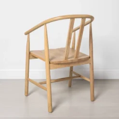 Sculpted Wood Dining Chair - Hearth & Hand™ With Magnolia -Furniture Shop GUEST d0a5df2b ee0f 4307 8761 1f3ecd2c7740