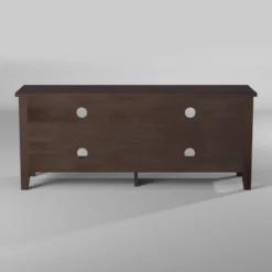 Transitional 4 Cubby Wood Open Storage TV Stand For TVs Up To 65"- Saracina Home -Furniture Shop GUEST d19d33bf 7971 4a2c 9f62 7f842ee0c099