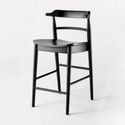 Kaysville Curved Back Wood Counter Height Barstool - Threshold™ Designed With Studio McGee -Furniture Shop GUEST d21e6bf0 f7dc 462d b6fb 696cfe37d8fe