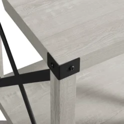 Sophie Rustic Industrial X Frame Side Table - Saracina Home -Furniture Shop GUEST d2bc7a70 a6d7 44e2 9ef8 92f1a3ae1ed2