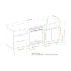 Ronan Modern Storage With Electric Fireplace TV Stand For TVs Up To 65" - Saracina Home 15 Ronan Modern Storage With Electric Fireplace TV Stand For TVs Up To 65" - Saracina Home -Furniture Shop GUEST d88f95c5 b2a0 4d08 8b46 da4db4bc3efd