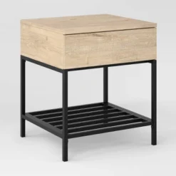 Loring End Table With Charging Station - Threshold™ 15 Loring End Table With Charging Station - Threshold™ -Furniture Shop GUEST d8b9567b a4cd 4bda 98a6 31c5f7bf53fc
