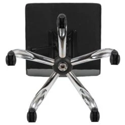 Emma And Oliver Low Back Designer Armless Ribbed Swivel Task Office Chair -Furniture Shop GUEST da5625f1 85d6 460b b3de 25004d23fbd9