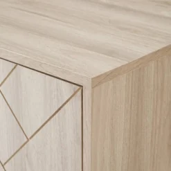 Vik Modern Boho 4 Door Herringbone TV Stand For TVs Up To 80" - Saracina Home -Furniture Shop GUEST dc6efbef b8ac 475f a48e a7b2b59eda7f