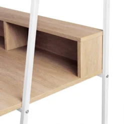 36" Writing Desk With Open Storage Ladder Bookshelf - Saracina Home 19 36" Writing Desk With Open Storage Ladder Bookshelf - Saracina Home -Furniture Shop GUEST e6b06f69 3c40 4d14 89cd a621a54542e1