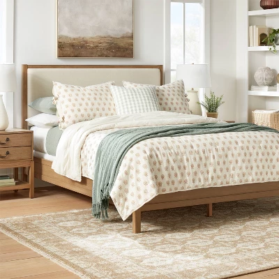 Elmira Bed Frame Brown - Threshold™ Designed With Studio McGee 2 Elmira Bed Frame Brown - Threshold™ Designed With Studio McGee