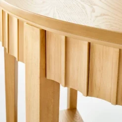 Thousand Oaks Wood Scalloped Demilune Console Table - Threshold™ Designed With Studio McGee -Furniture Shop GUEST eb35aaa8 f7c8 4881 b5d1 f85e53b2ca90