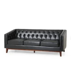 Ovando Contemporary Upholstered 3 Seater Sofa - Christopher Knight Home -Furniture Shop GUEST f4dd6d22 3980 48c9 be82 1ba0e36ed9c3