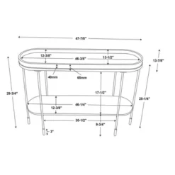 Wood & Metal Console Table - Black - Hearth & Hand™ With Magnolia -Furniture Shop GUEST fec9fccd 6dff 4fd7 82f9 d4eb3de00b32